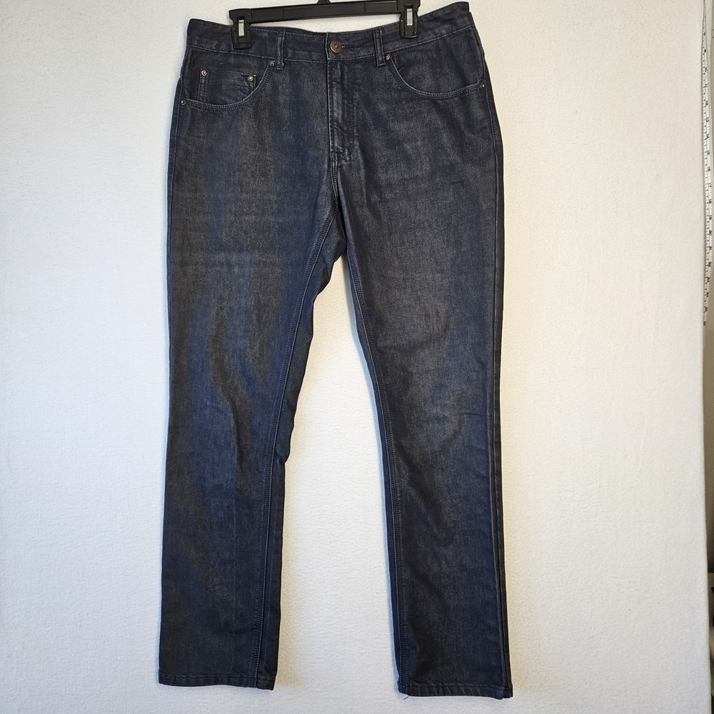 Bulletprufe Denim Mens Jeans 36x34 Dark Blue Straight Fit Leg Stretch Ballistic